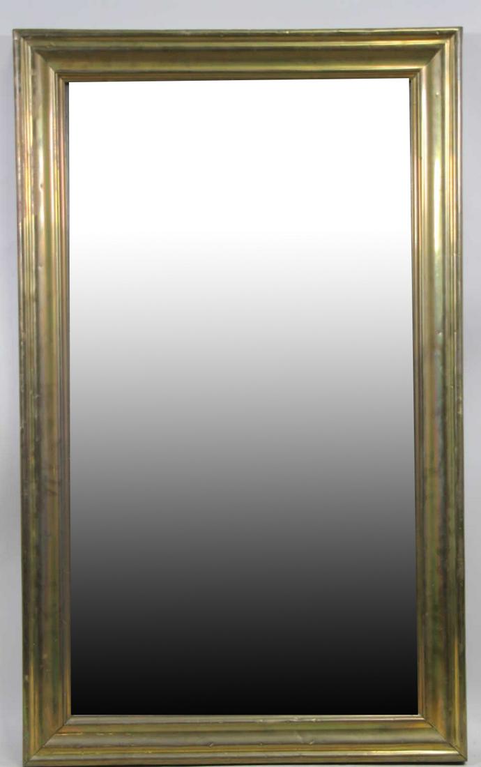 BRASS FRAMED MIRROR (1 of 4)