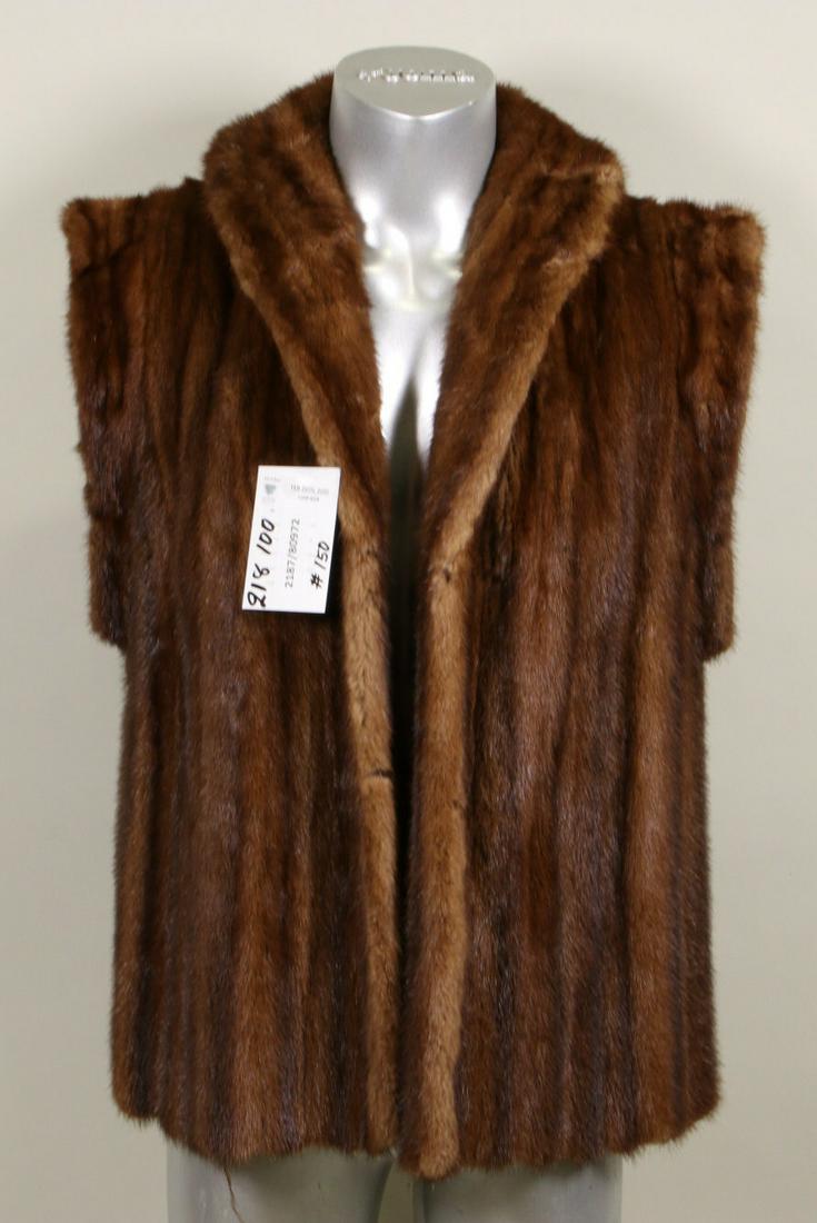LUNARAINE MINK VEST - SIZE 14: LUNARAINE MINK VEST - SIZE 14 (L150)