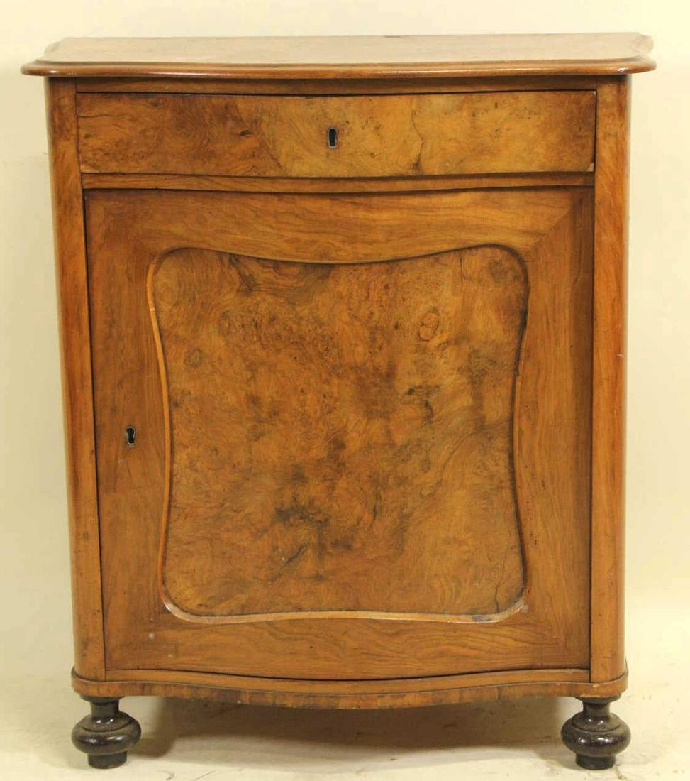 CIRCA 1860's MAHOGANY CABINET: CIRCA 1860's MAHOGANY CABINET. Height: 32 by Width: 28.25 by Depth: 15
