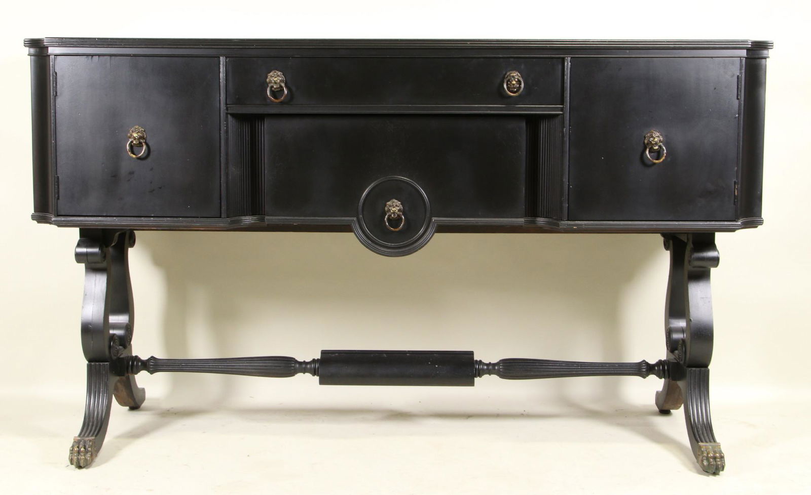CIRCA 1920's REGENCY STYLE PAINTED SIDEBOARD (1 of 6)