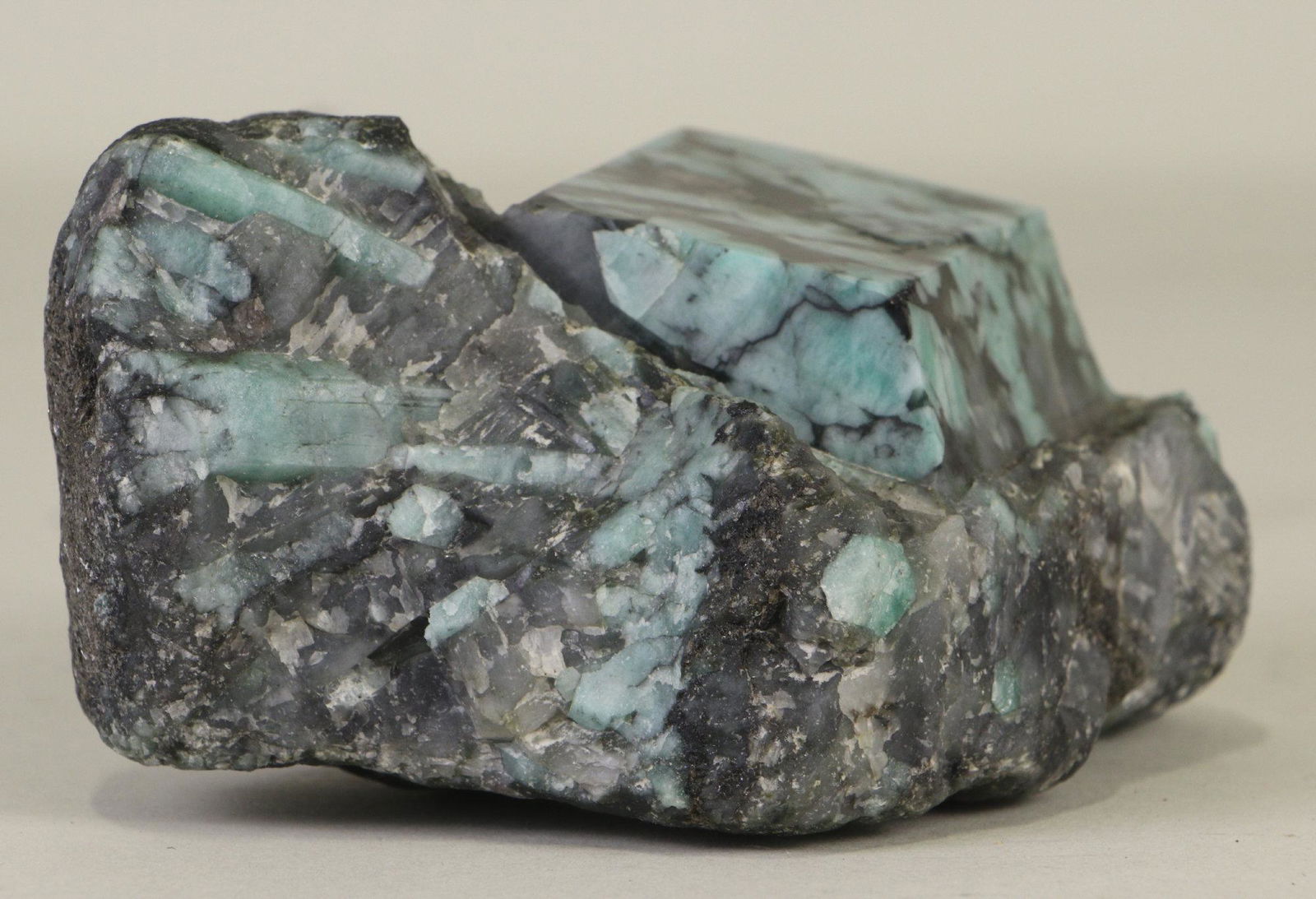 SQUARE EMERALD IN MATRIX SPECIMEN (1 of 3)