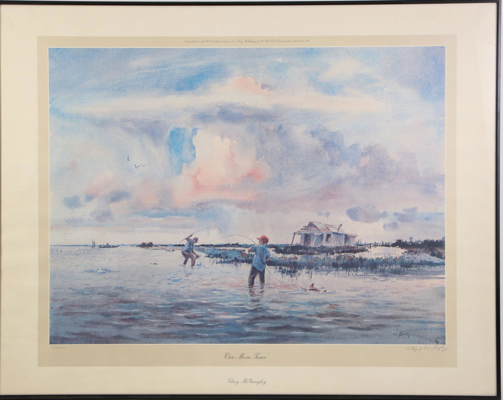 CLAY MCGAUGHY "ONE MORE TIME" SIGNED PRINT (1 of 4)