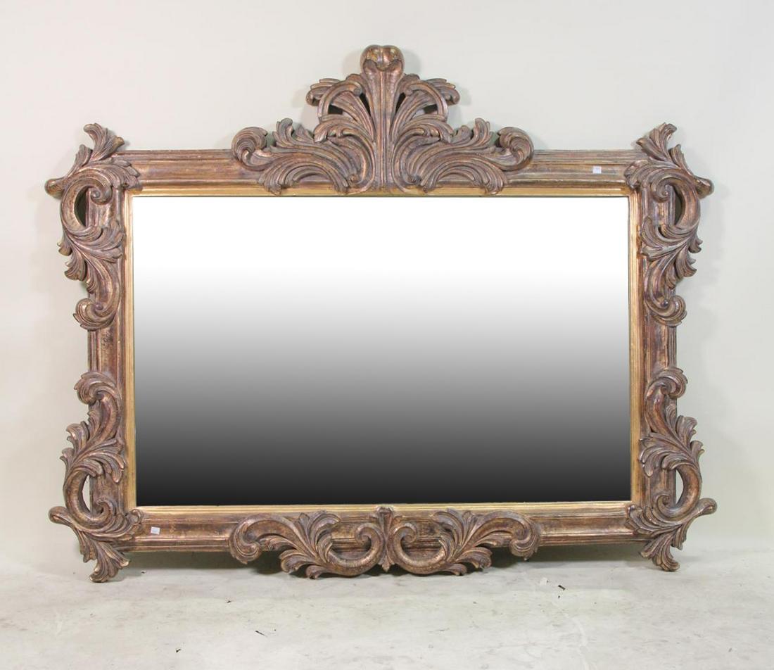 LARGE GILT FRAMED MIRROR (1 of 5)
