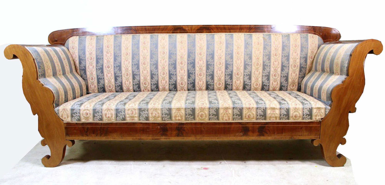 CIRCA 1840's EMPIRE COUCH (1 of 4)