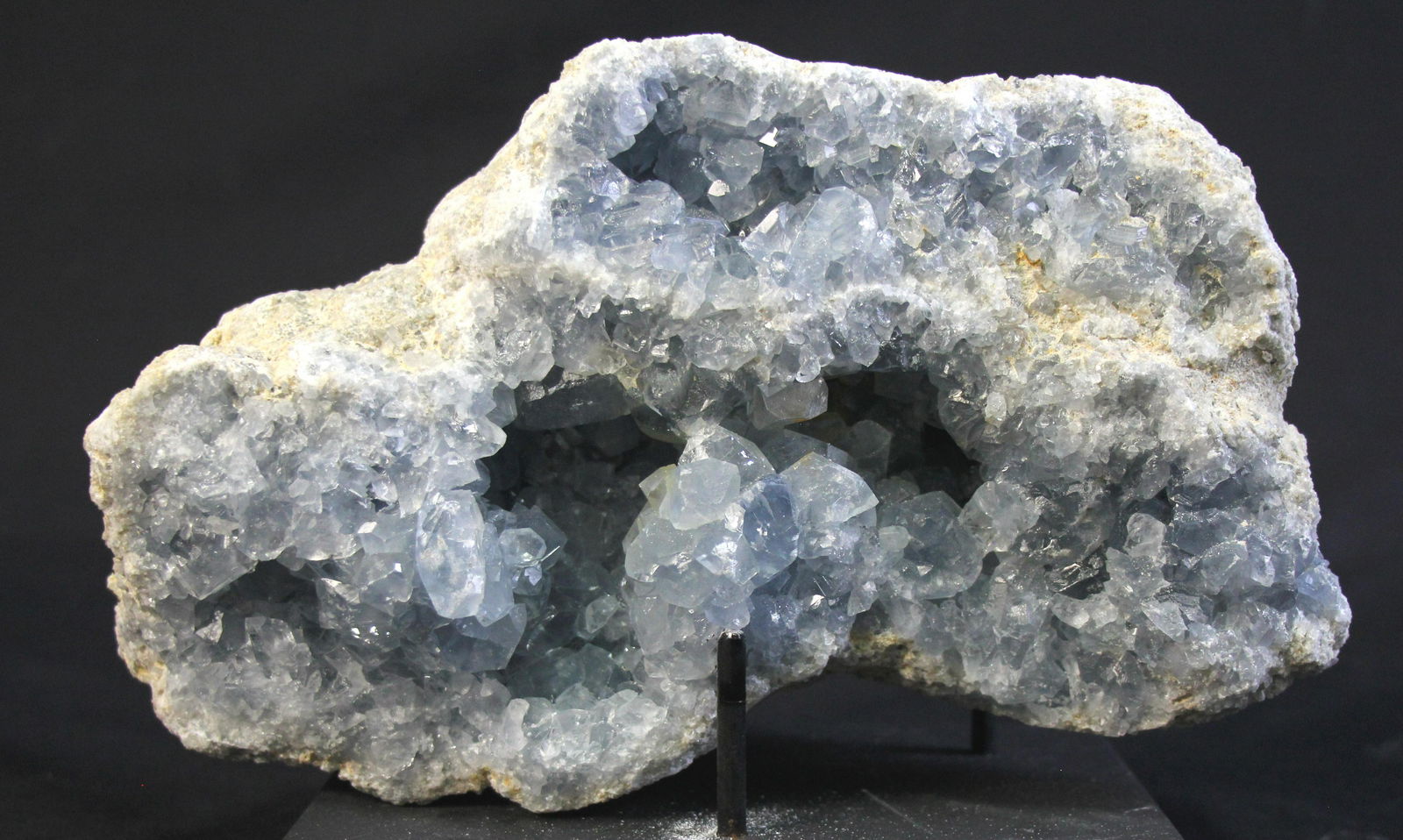 CELESTITE GEODE ON STAND (1 of 3)