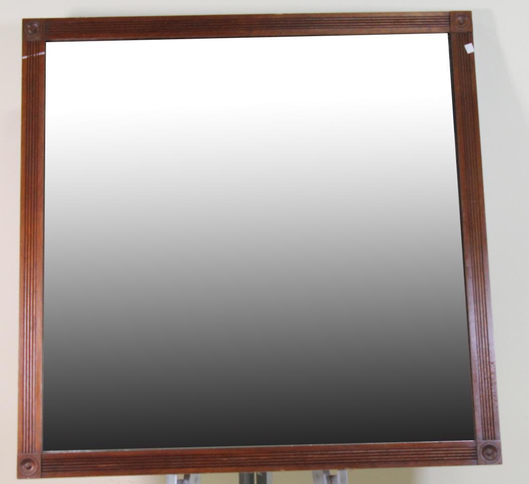 CONTEMPORARY WOOD FRAMED MIRROR (1 of 3)