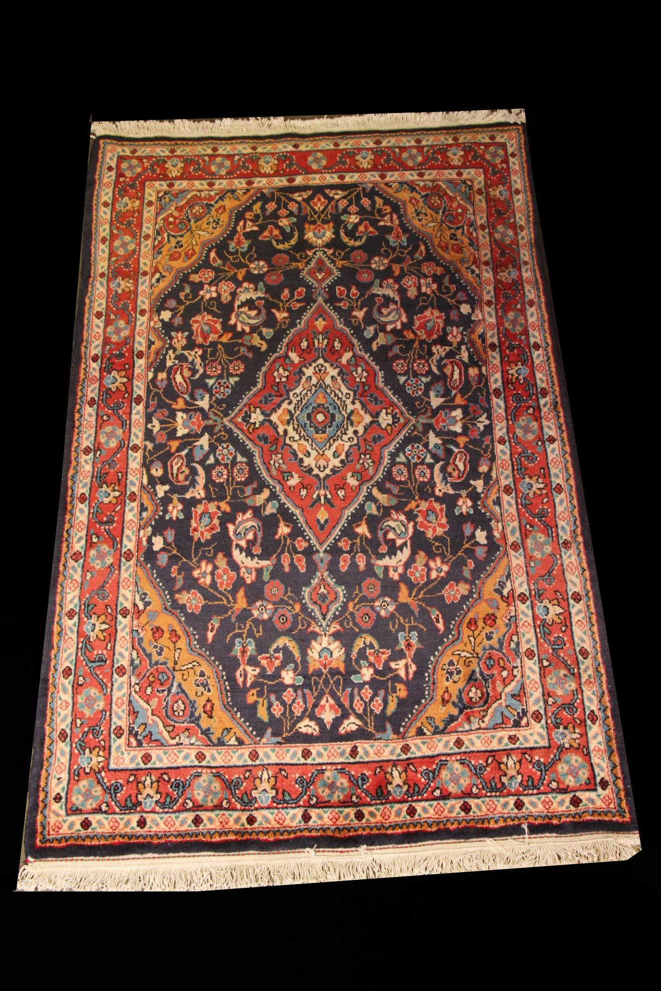 PERSIAN JOZAN HANDKNOTTED RUG (1 of 4)