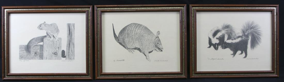 SET OF THREE CHARLES BECKENDORF PRINTS (1 of 6)