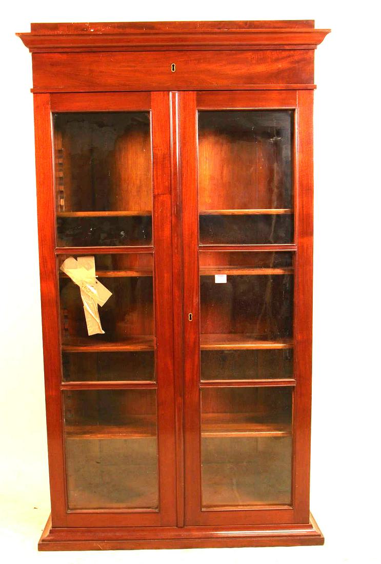 VINTAGE MAHOGANY DANISH DISPLAY CABINET (1 of 4)
