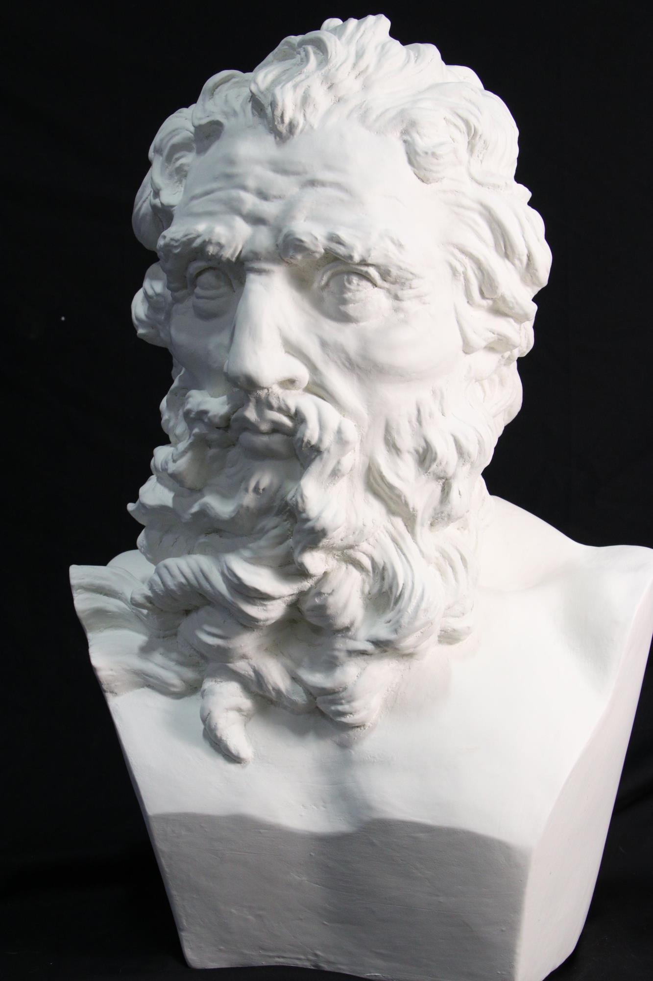 ZEUS CAST CERAMIC SCULPTURE (1 of 3)