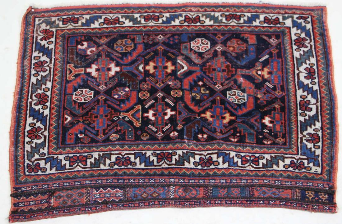 SMALL BLUE PRAYER RUG (1 of 4)