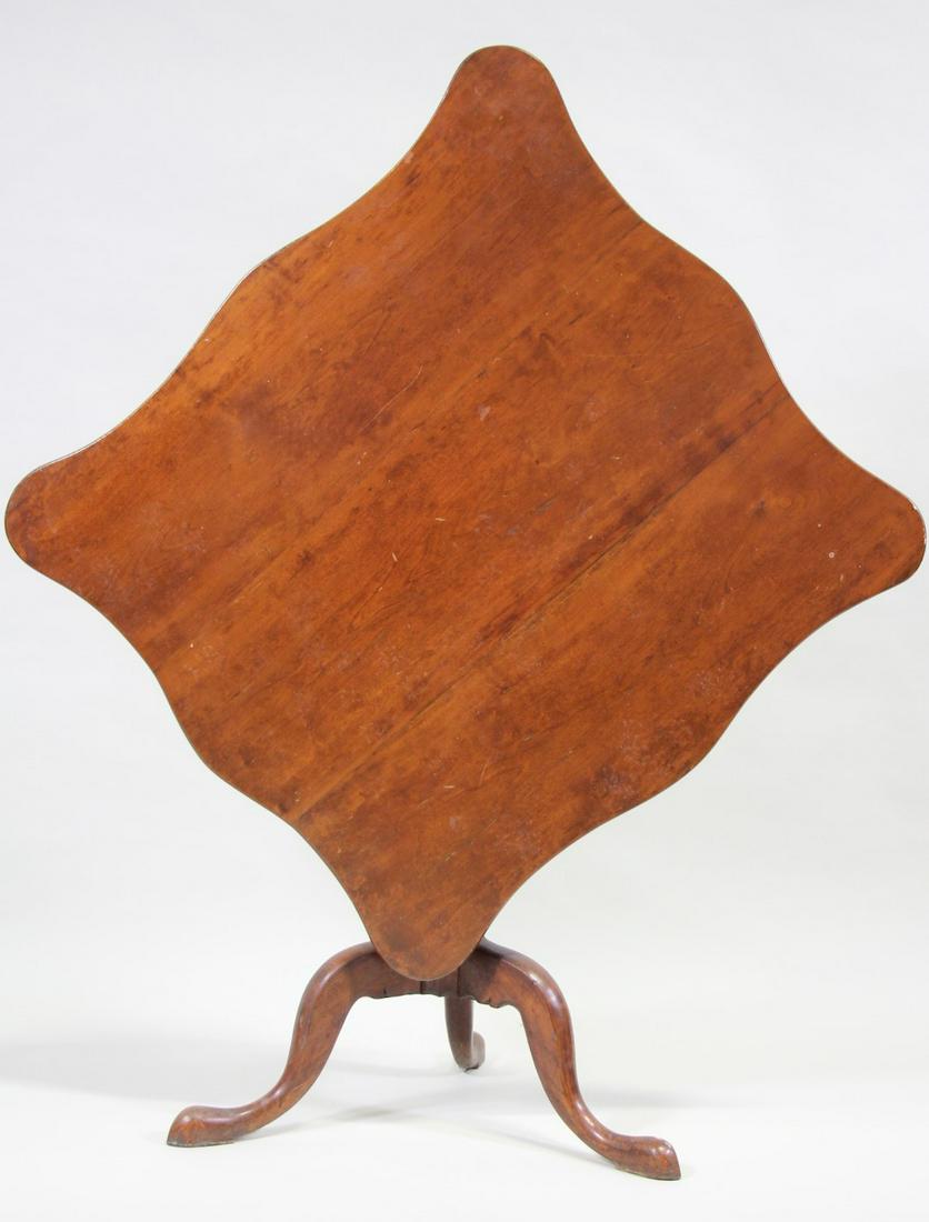 19th CENTURY MAHOGANY FLIP TOP TABLE (1 of 4)