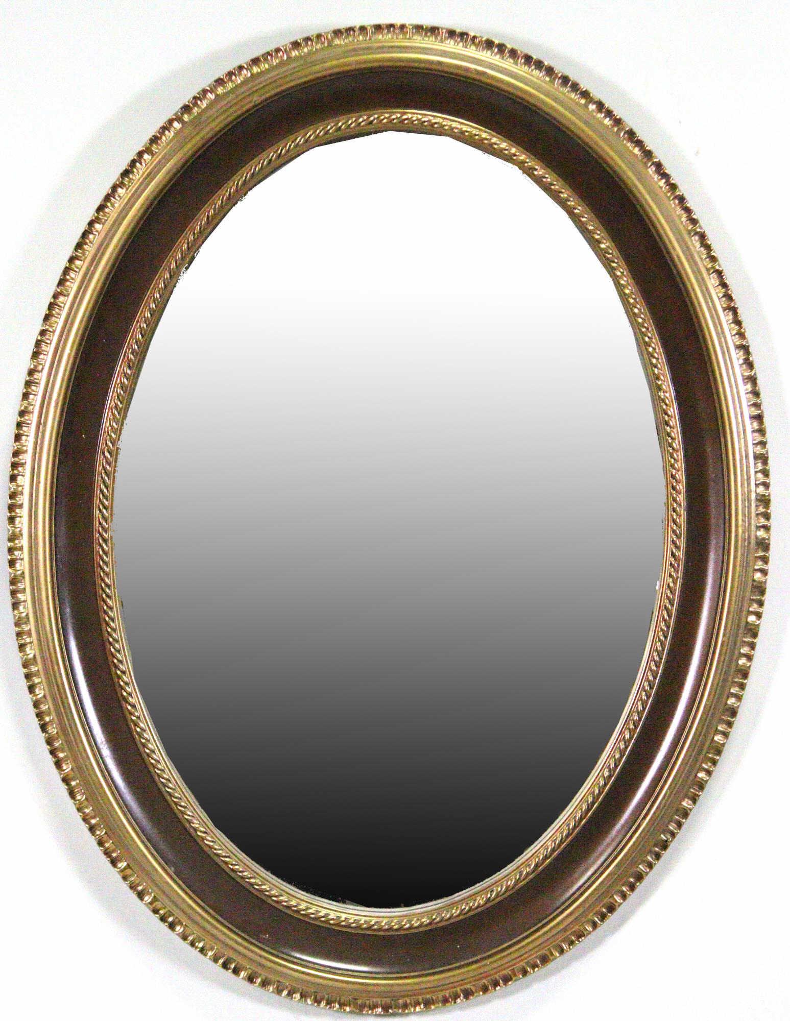 GOLD OVAL MIRROR (1 of 4)