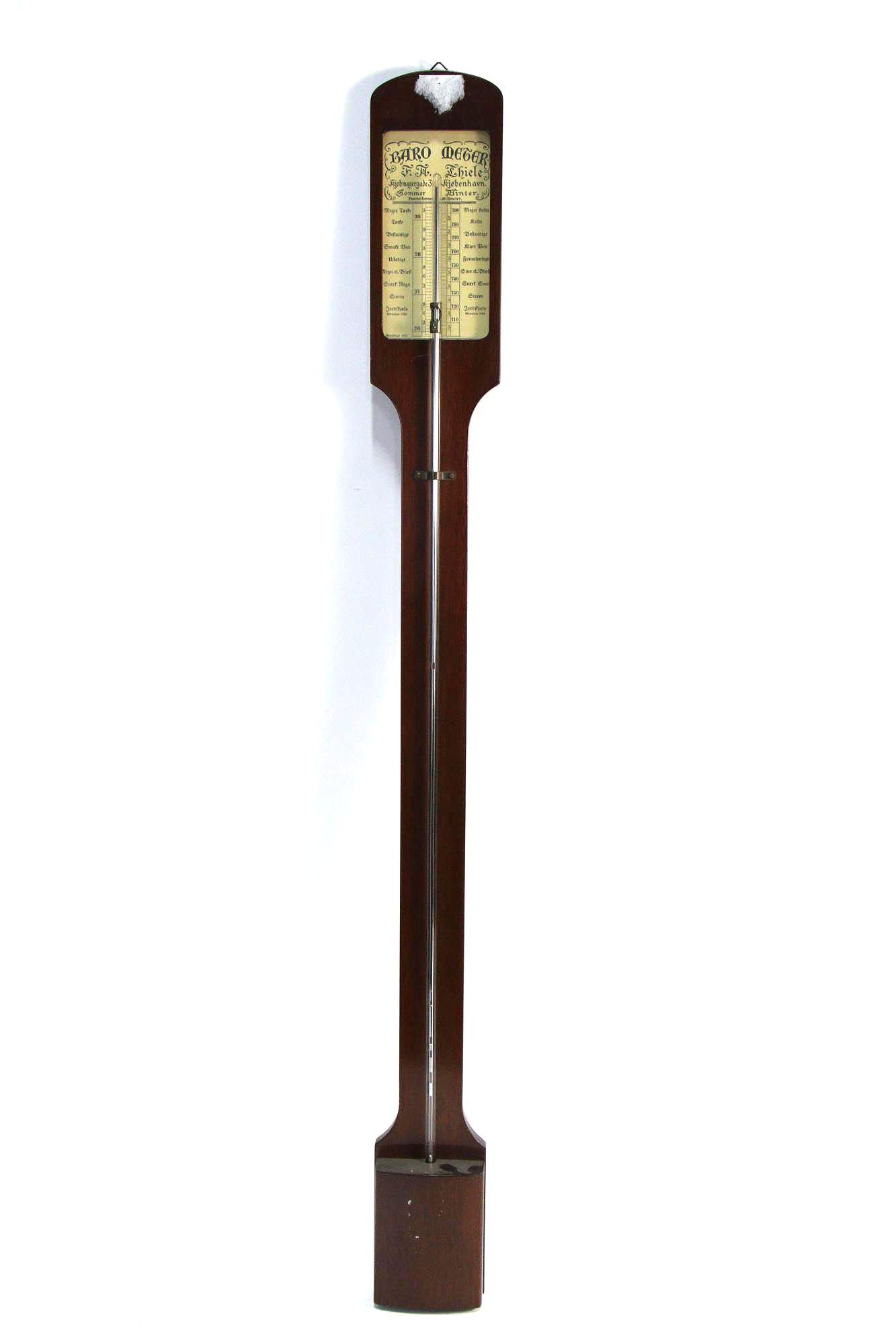 REPRODUCTION STICK BAROMETER: REPRODUCTION STICK BAROMETER. Height: 37.5 in. by Width: 4 in. by Depth: 2 in.