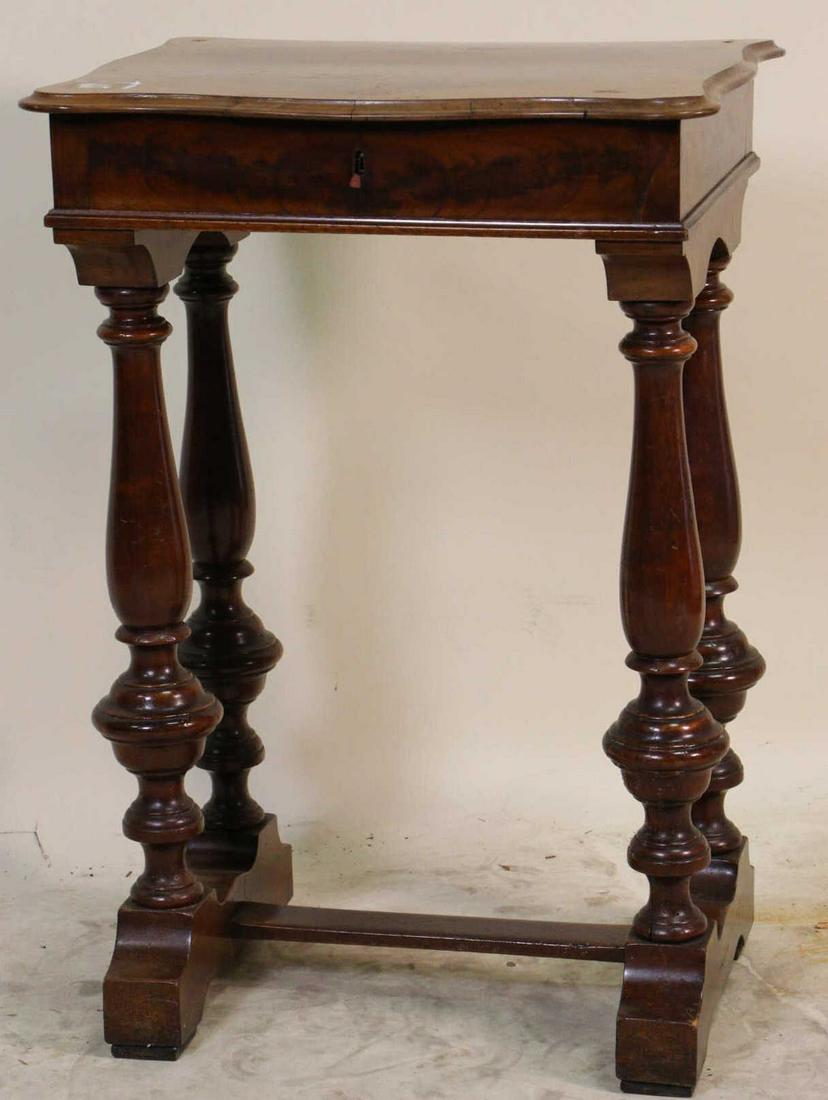 19th CENTURY MAHOGANY PIER TABLE (1 of 3)