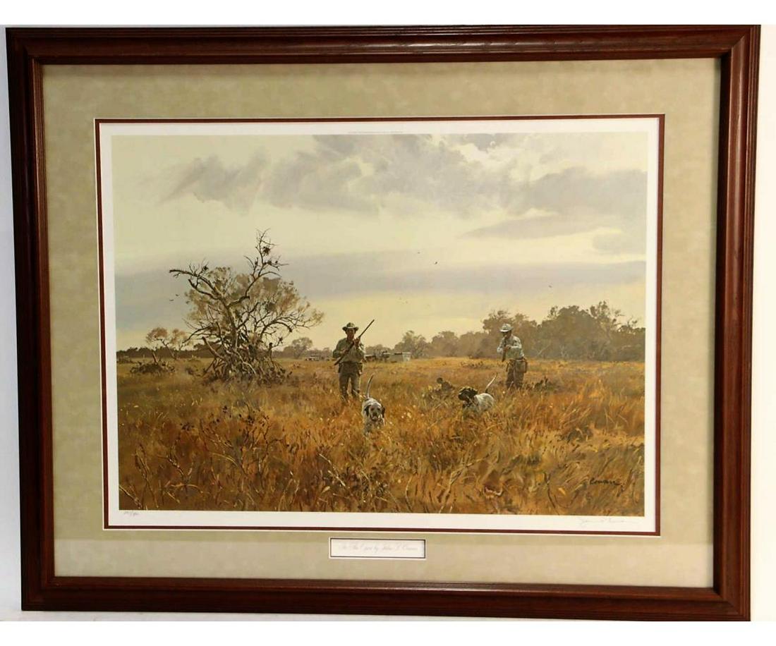 JOHN P. COWAN "IN THE OPEN" SIGNED LIMITED PRINT: JOHN P. COWAN (AMERICAN 1920-2008) "IN THE OPEN" SIGNED LIMITED EDITION #297/800 PRINT. Height: 29.5 in. by Width: 37 in.