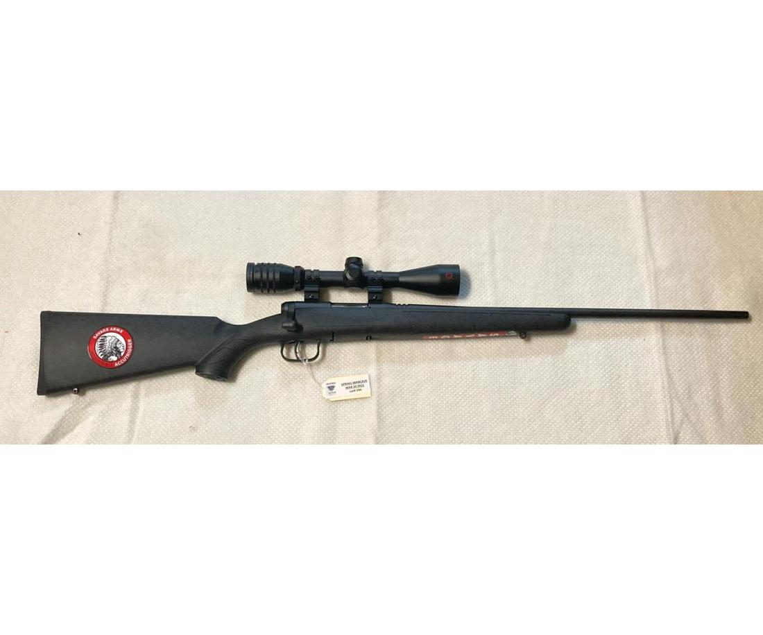 SAVAGE B-MAG .17WSM BOLT ACTION RIFLE (USED): LIKE NEW, BARELY USED SAVAGE B-MAG .17WIN SUPER MAG BOLT ACTION RIFLE - INCLUDES REDFIELD REVENGE 3-9X SCOPE & BLACK SYNTHETIC STOCKCALIBER: .17WSM;SERIAL NUMBER: J183947;USED FIREARM - INCLUDES ONE M