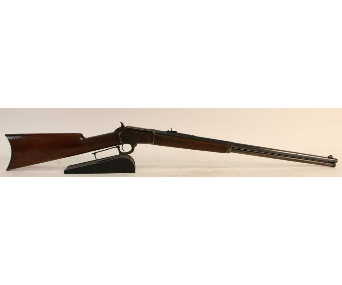 ANTIQUE 1892 MARLIN 1891 2ND VAR. RIFLE: ANTIQUE 1892 MARLIN 1891 2ND VARIATION .32RF LEVER ACTION RIFLECALIBER: .32RF;SERIAL NUMBER: 80237;ANTIQUE FIREARM
