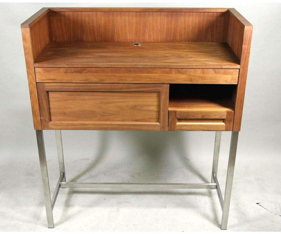 HIGHLAND COLLECTION CONTEMPORARY DESK: HIGHLAND COLLECTION CONTEMPORARY DESK. Height: 54.5 in. by Width: 48 in. by Depth: 20 in.