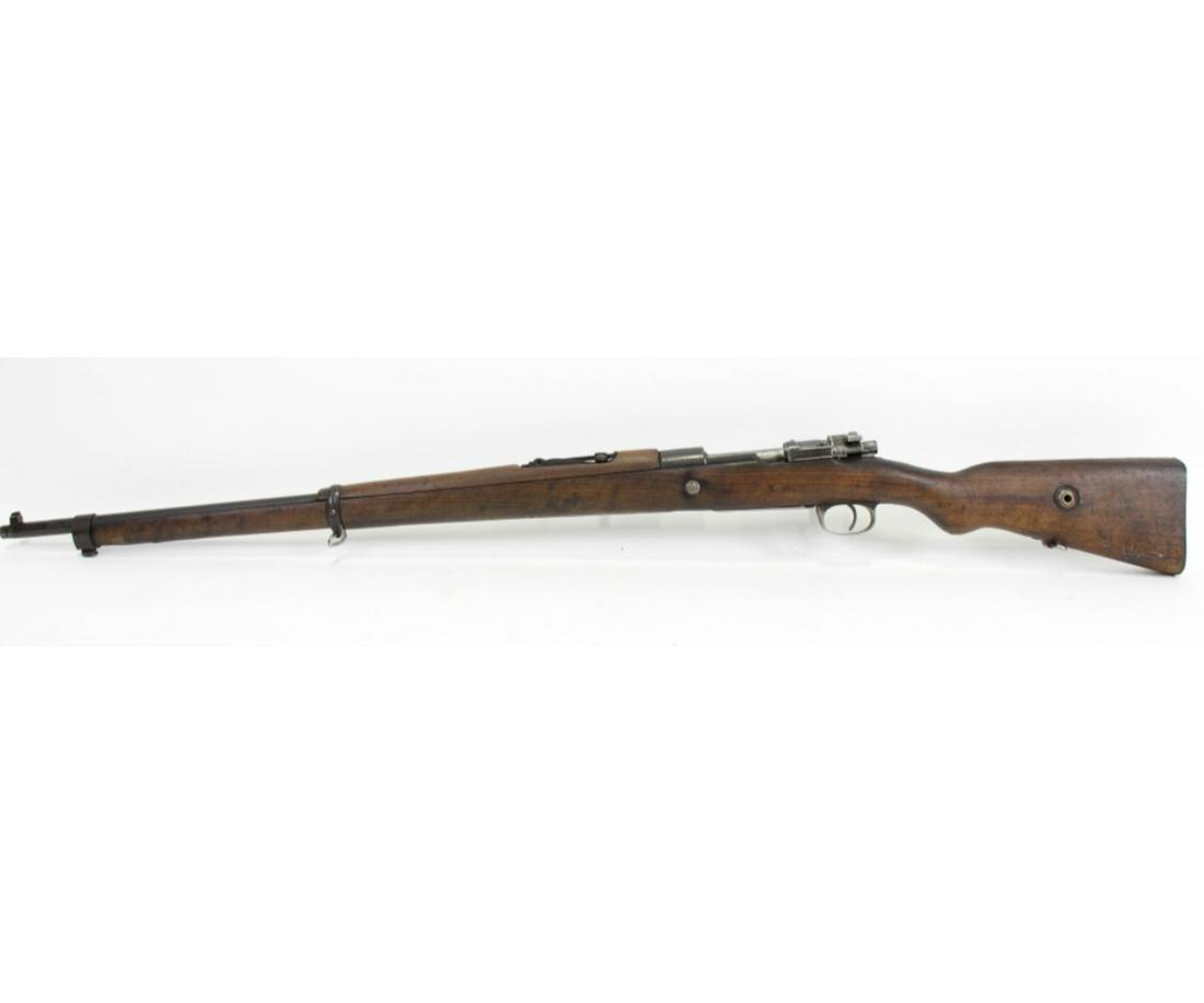 1940 TURKISH MAUSER M38 8MM RIFLE: 1940 TURKISH MAUSER M38 8MM RIFLE - NON-MATCHING BOLT, NO CLEANING ROD, NICE STOCK; CALIBER: 8MM MAUSER; SERIAL: 10912 USED FIREARM (L1506)