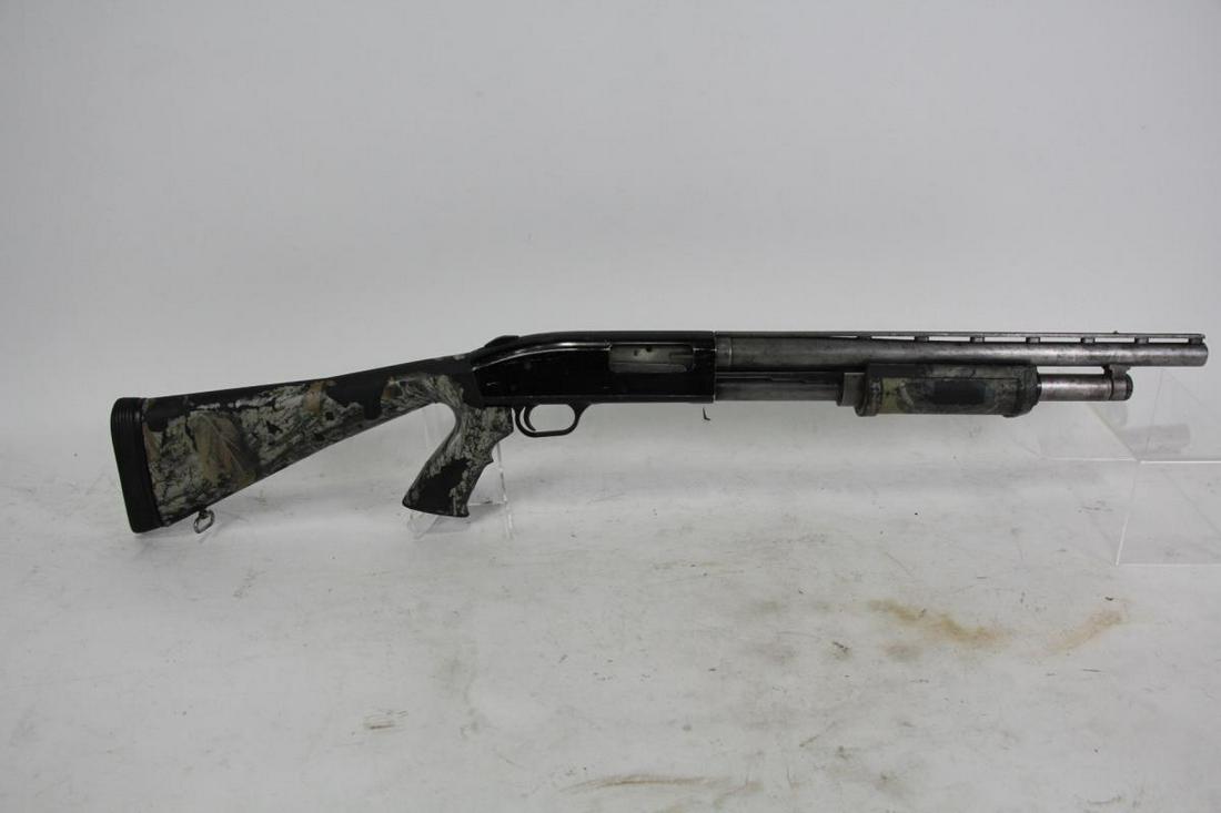 MOSSBERG 500A 12GA SHOTGUN (USED): USED MOSSBERG 500A 12GA SHOTGUN - 18in BARREL, SHOOTS 2-3/4in SHELLS CALIBER: 12GA; SERIAL NUMBER: L645796; USED FIREARM(L2160)