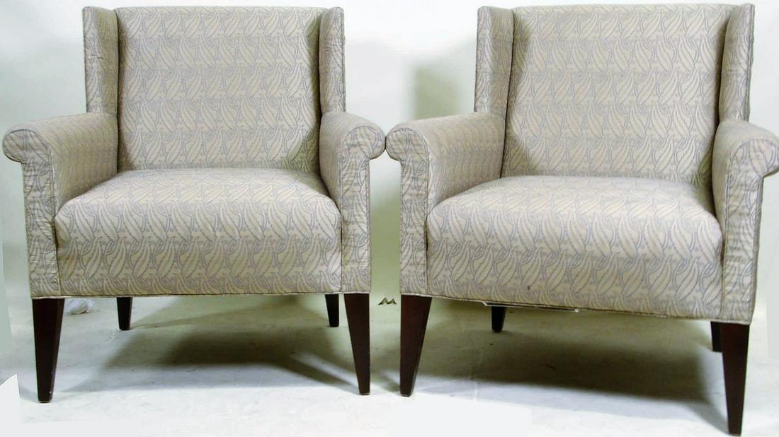 PAIR OF BAKER CLUB CHAIRS (1 of 3)