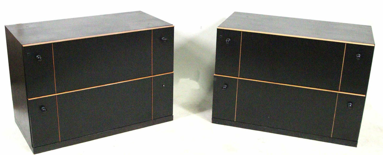 PAIR OF MID-CENTURY MODERN FILING CABINETS (1 of 4)