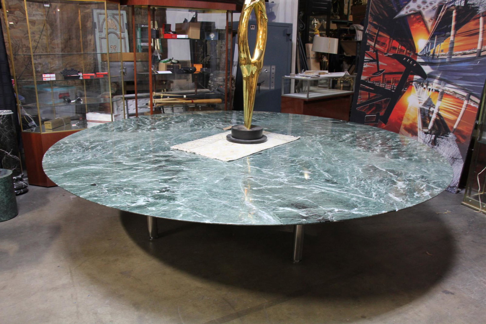 VINTAGE KNOLL MARBLE CONFERENCE TABLE (1 of 10)