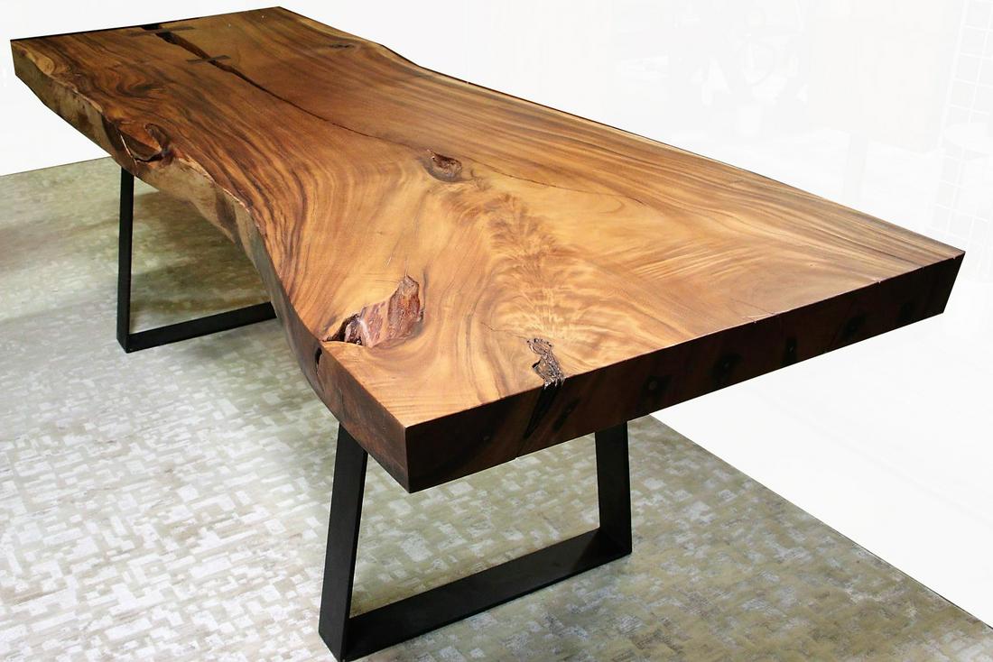 IN THE MANNER OF G. NAKASHIMA WALNUT DINING TABLE (1 of 10)