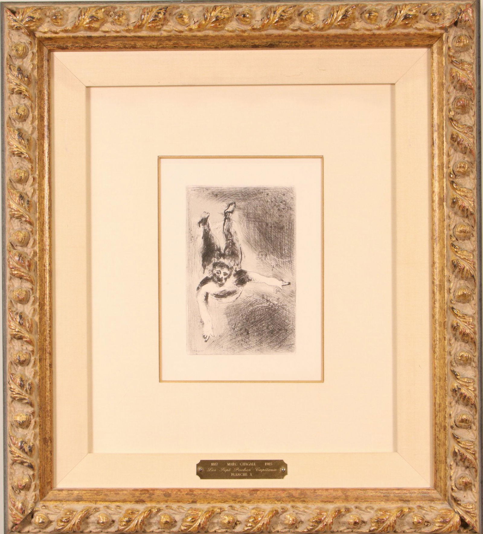MARC CHAGALL "LES SEPT PECHES CAPITANX" ENGRAVING (1 of 3)