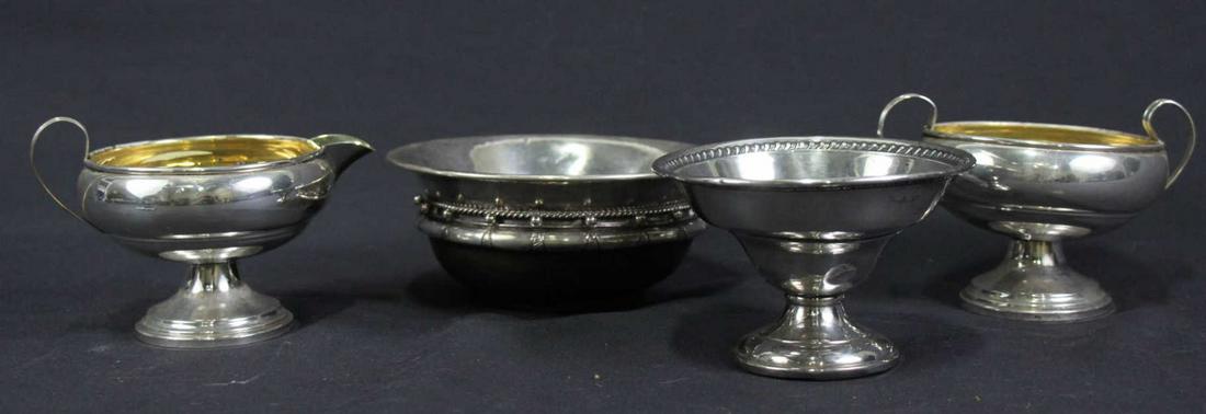 MIXED LOT OF FOUR STERLING SILVER PCS (1 of 5)