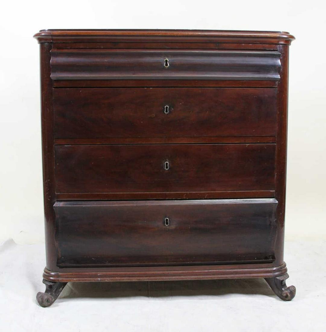 FOUR DRAWER ANTIQUE CHEST (1 of 3)