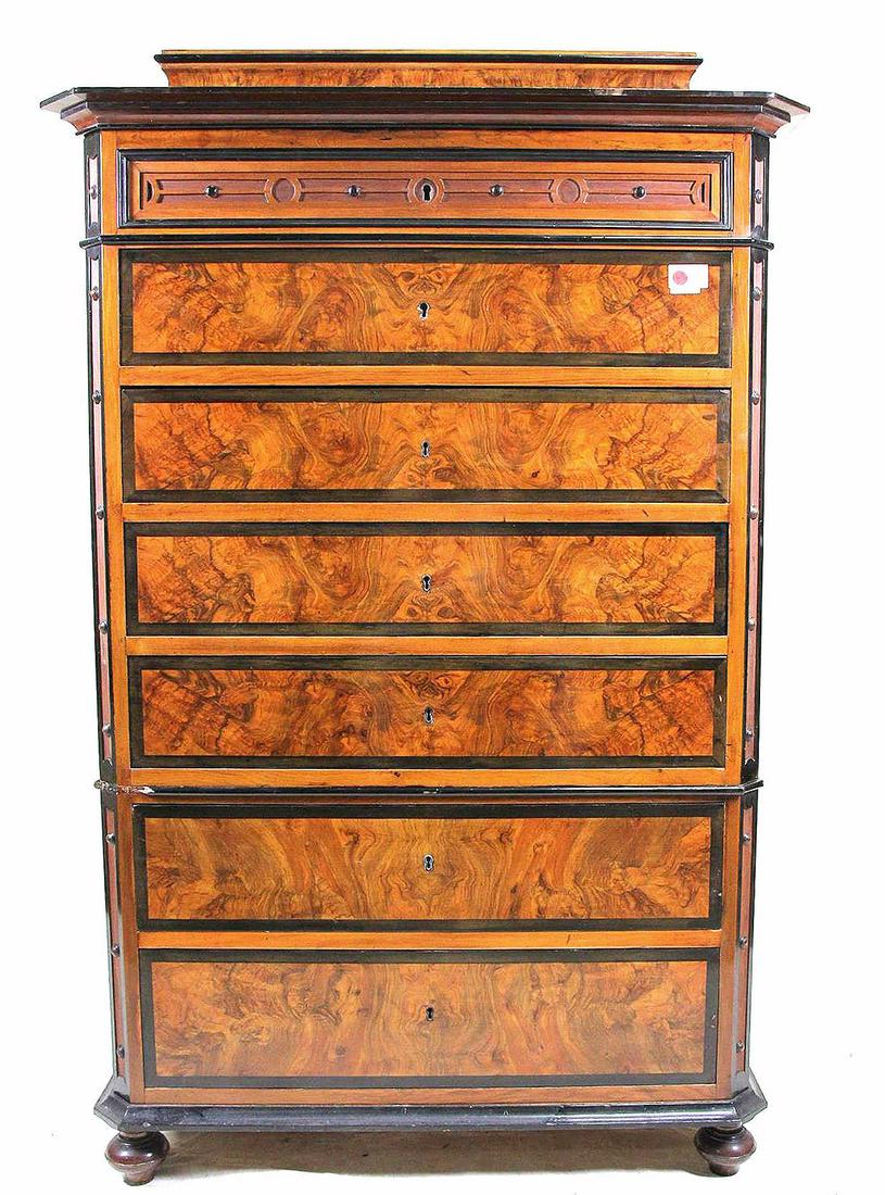 LOUIS PHILIPE SEVEN DRAWER CHIFFONIERE (1 of 3)