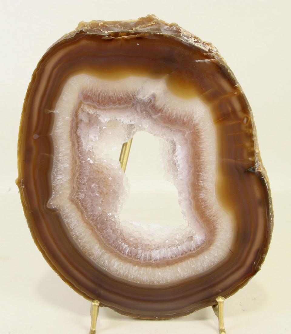 THICK AGATE AMETHYST SLICE (1 of 4)