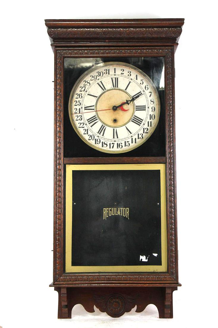 ANTIQUE AMERICAN CLOCK (1 of 4)