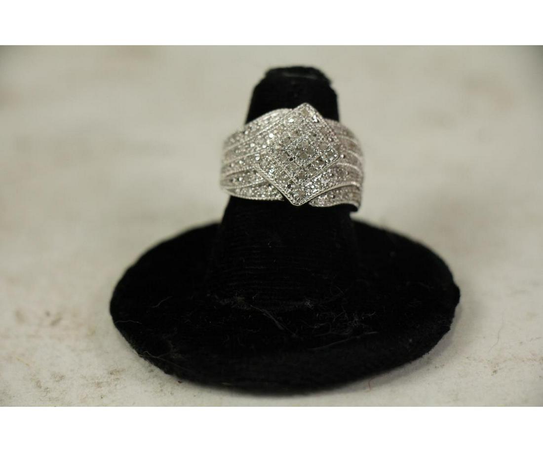 ROLEX STYLE DIAMOND ESTATE RING (1 of 2)