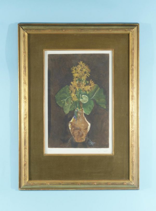 BRAQUE "STILL LIFE WITH FLOWERS" 1952, #246/300