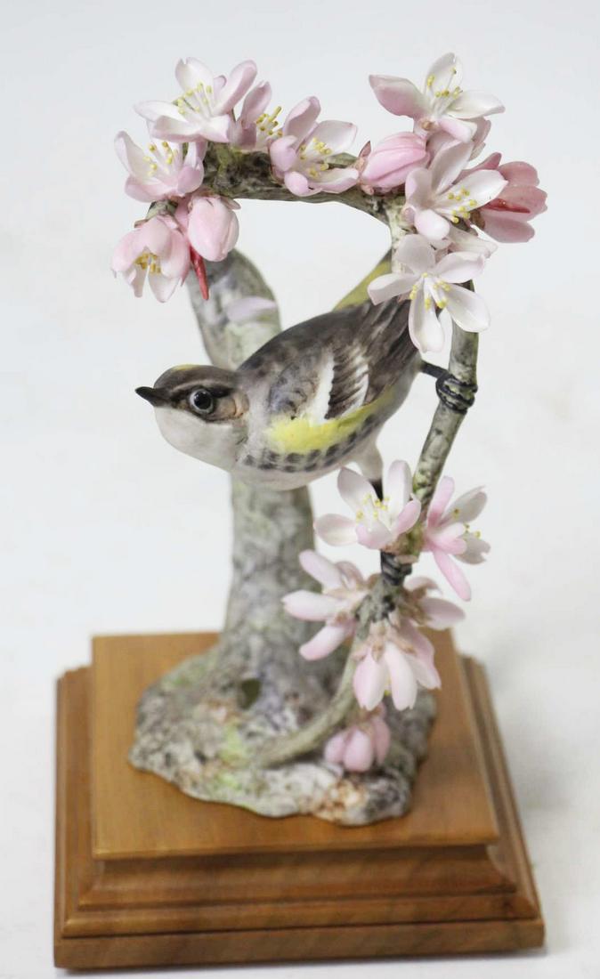 ROYAL WORCESTER "MYRTLE WARBLER" PORCELAIN FIGURE (1 of 6)