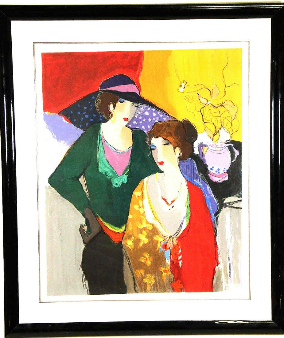 ITZCHAK TARKAY "PARISIAN LADIES" LITHO #222/300 (1 of 4)