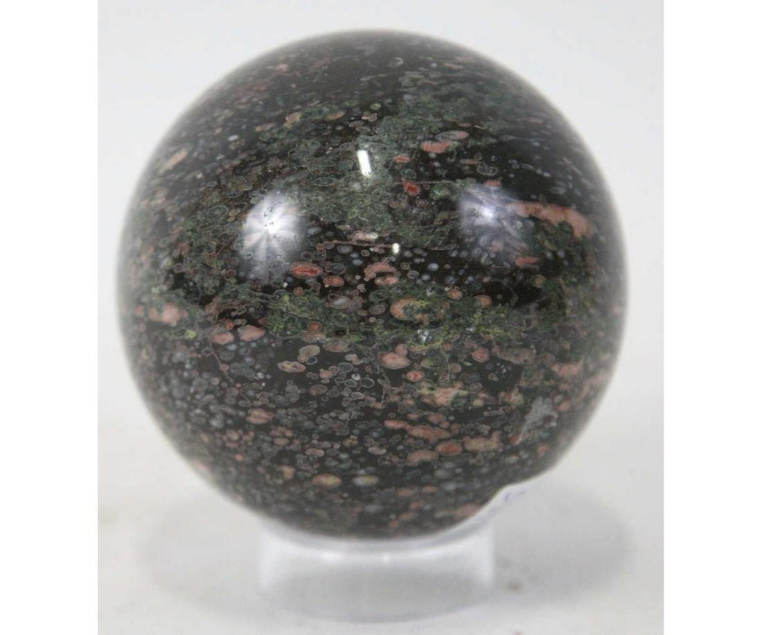 PLUM BLOSSOM JADE SPHERE (1 of 2)