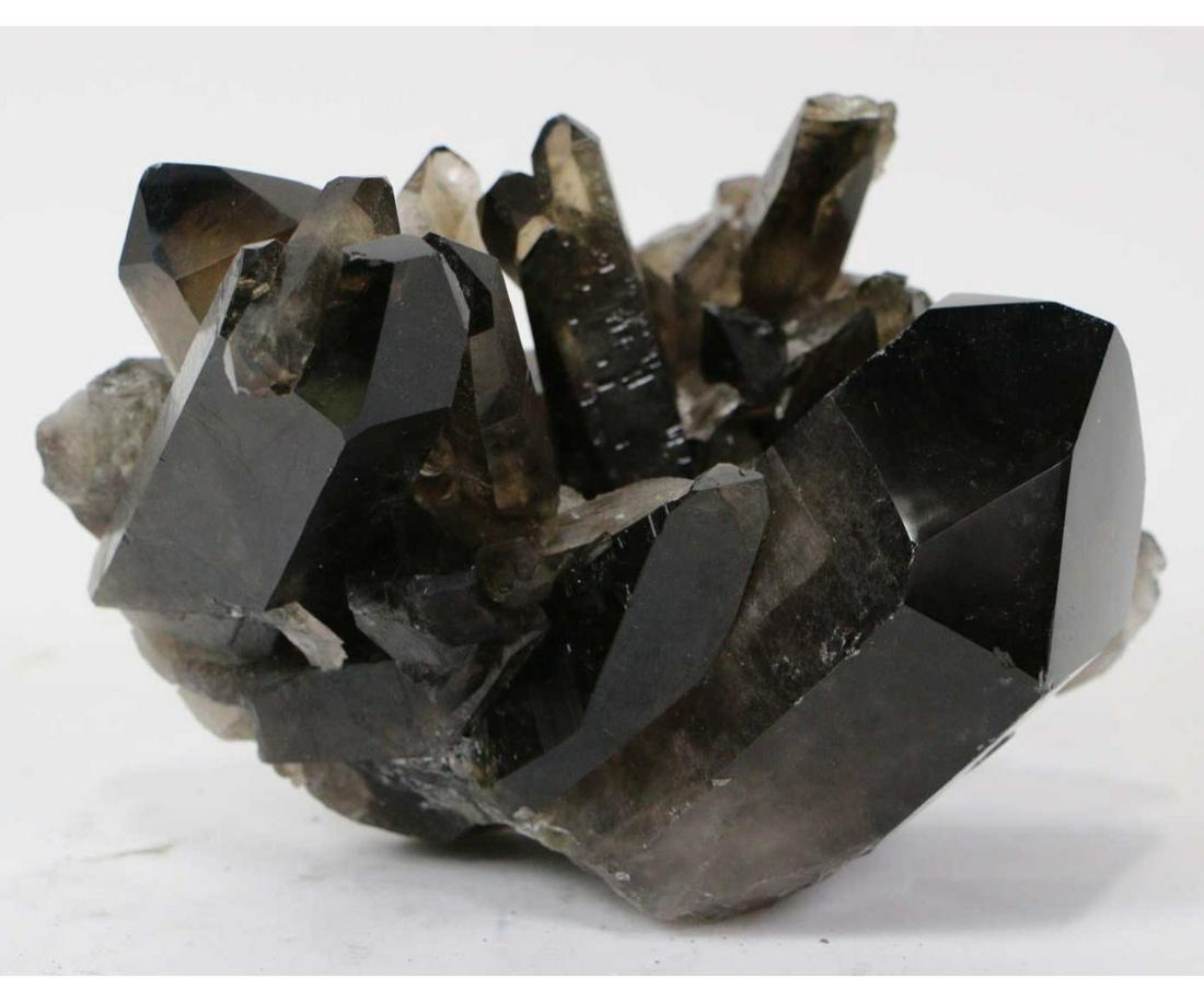 LARGE SMOKY HEAT-TREATED QUARTZ CLUSTER (1 of 4)
