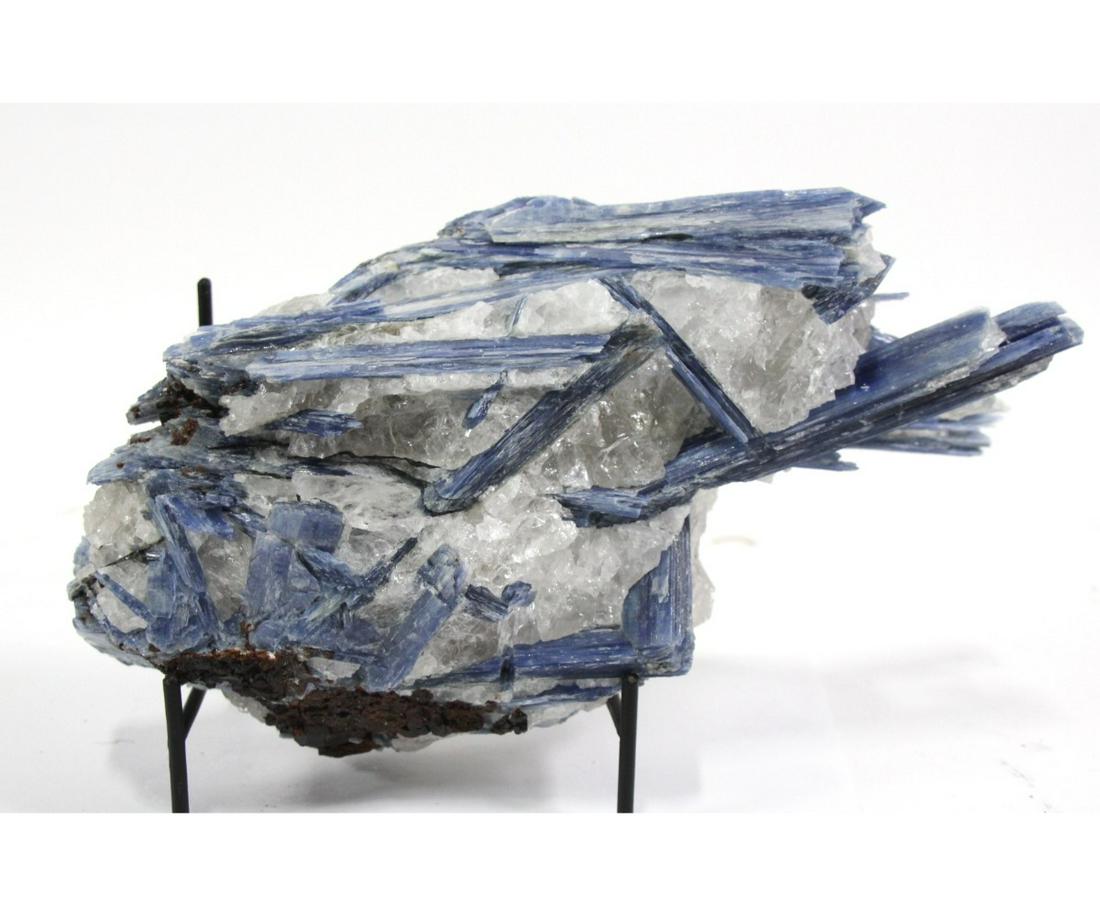 KYANITE & QUARTZ SPECIMEN ON STAND (1 of 2)