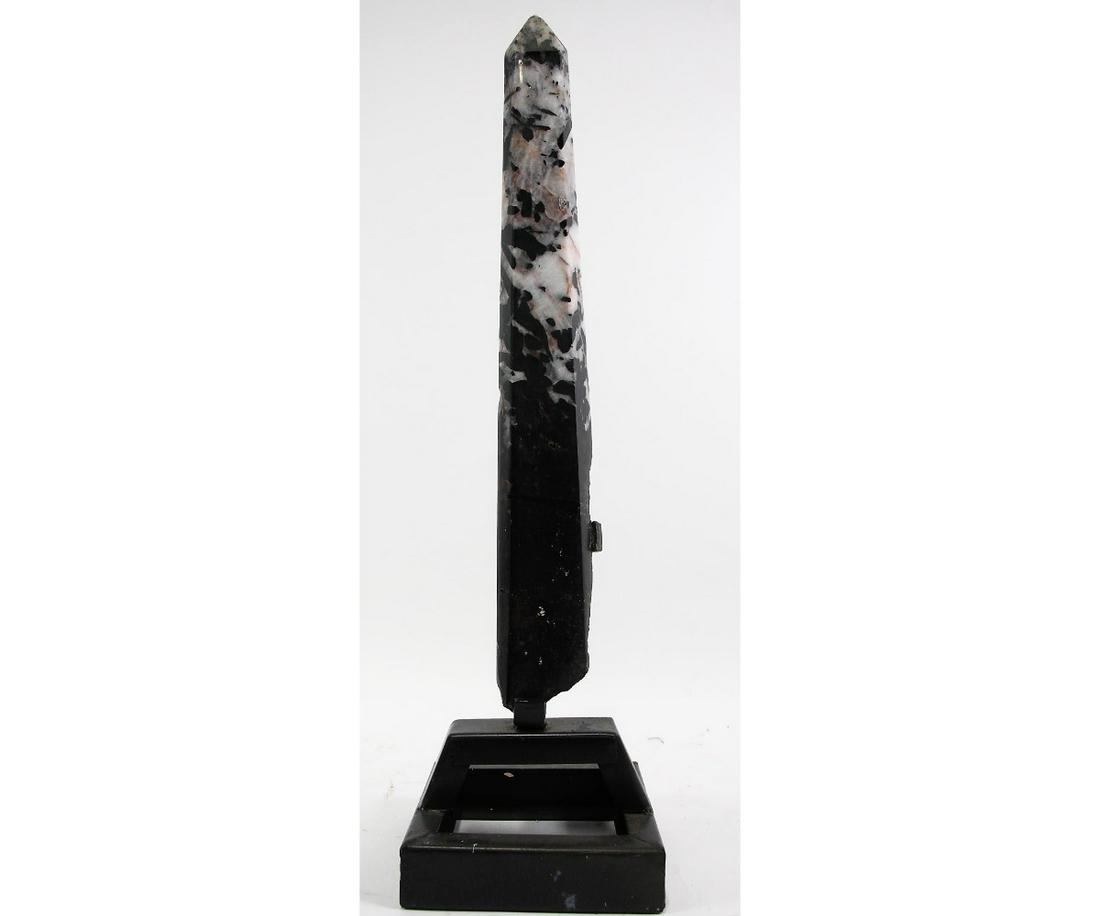 QUARTZ & TOURMALINE OBELISK (1 of 5)