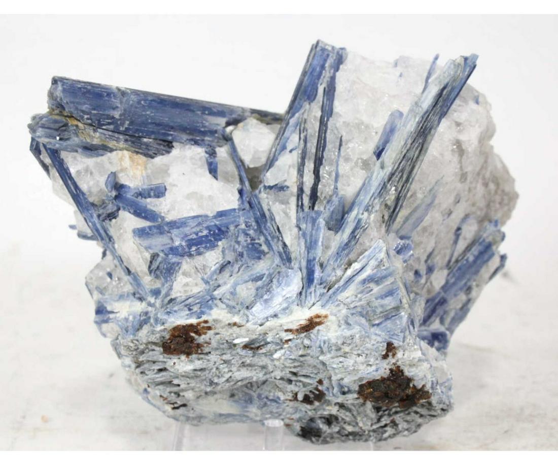 KYANITE & QUARTZ SPECIMEN ON STAND (1 of 4)