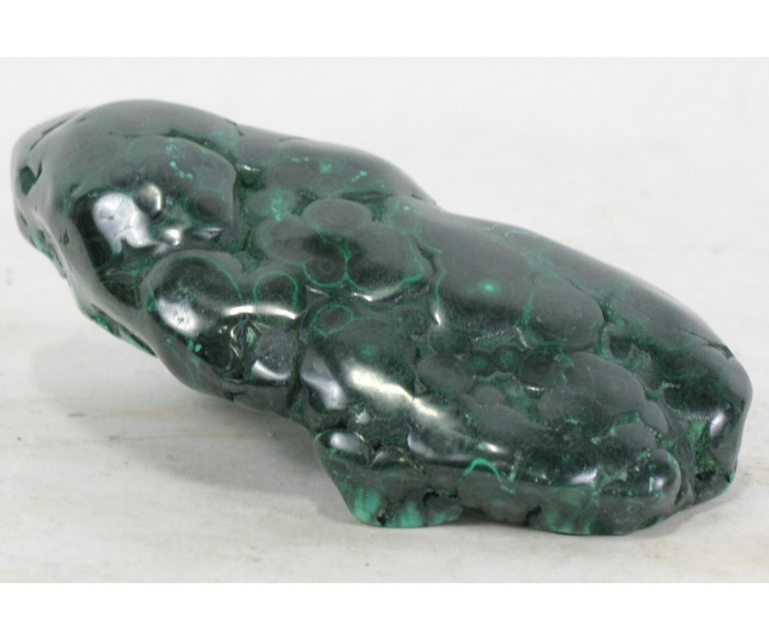 POLISHED BULLSEYE MALACHITE SPECIMEN (1 of 3)
