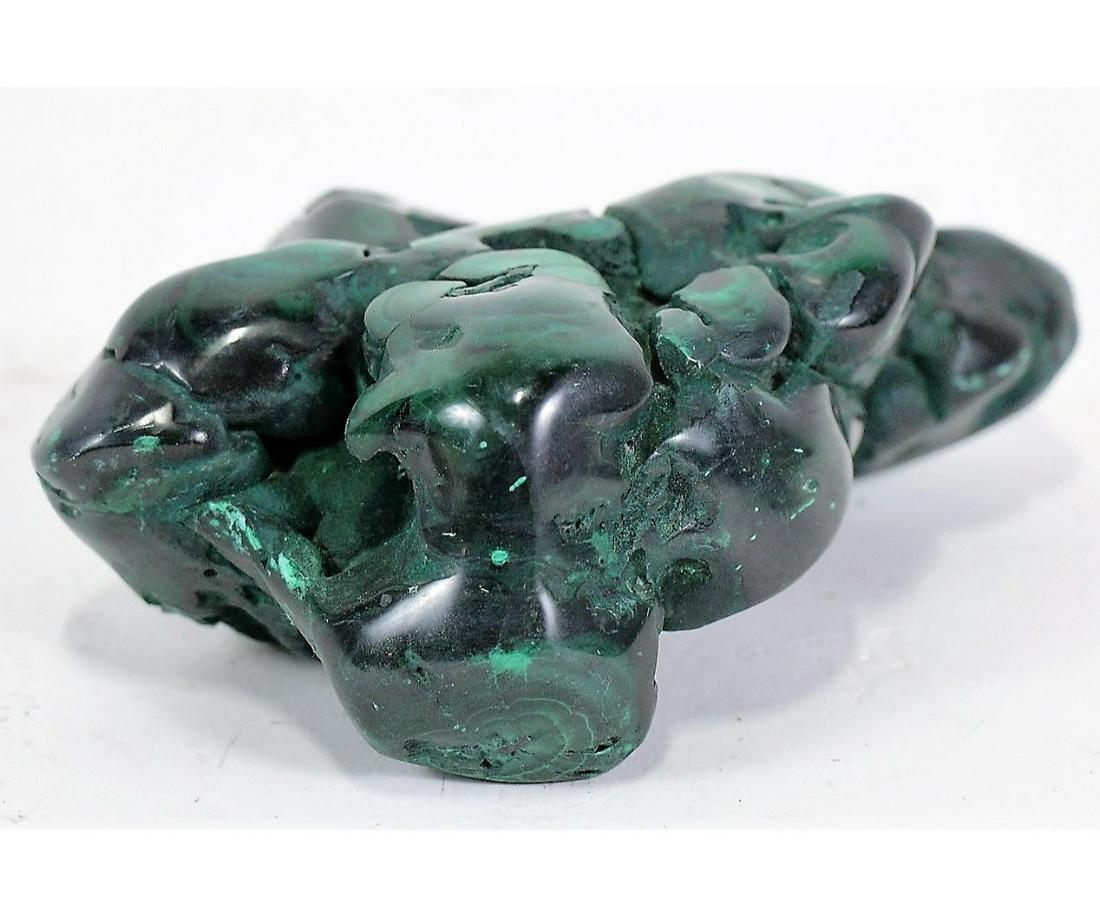 POLISHED BULLSEYE MALACHITE SPECIMEN (1 of 3)