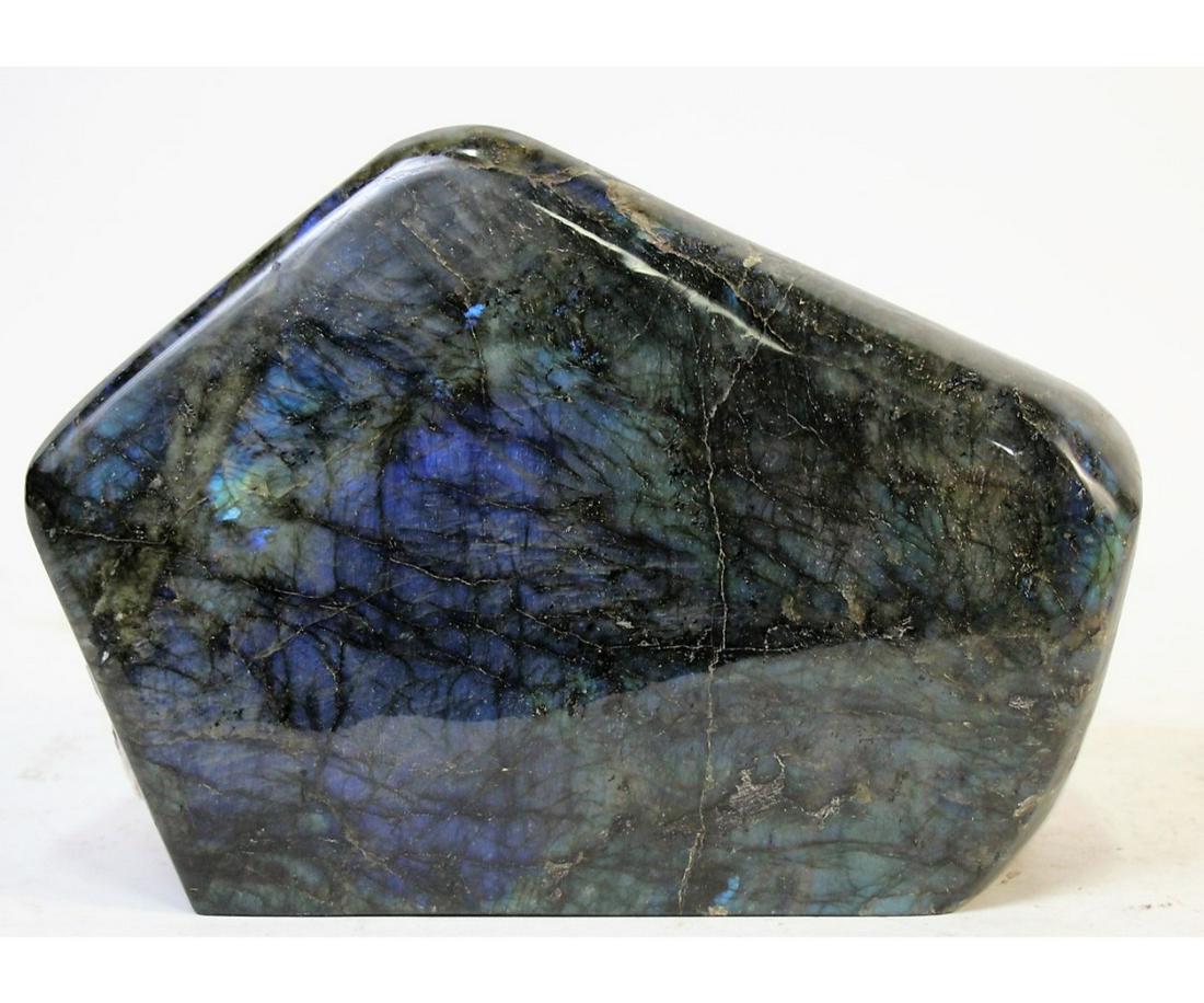 HUGE BLUE & GREEN LABRADORITE SPECIMEN (1 of 6)