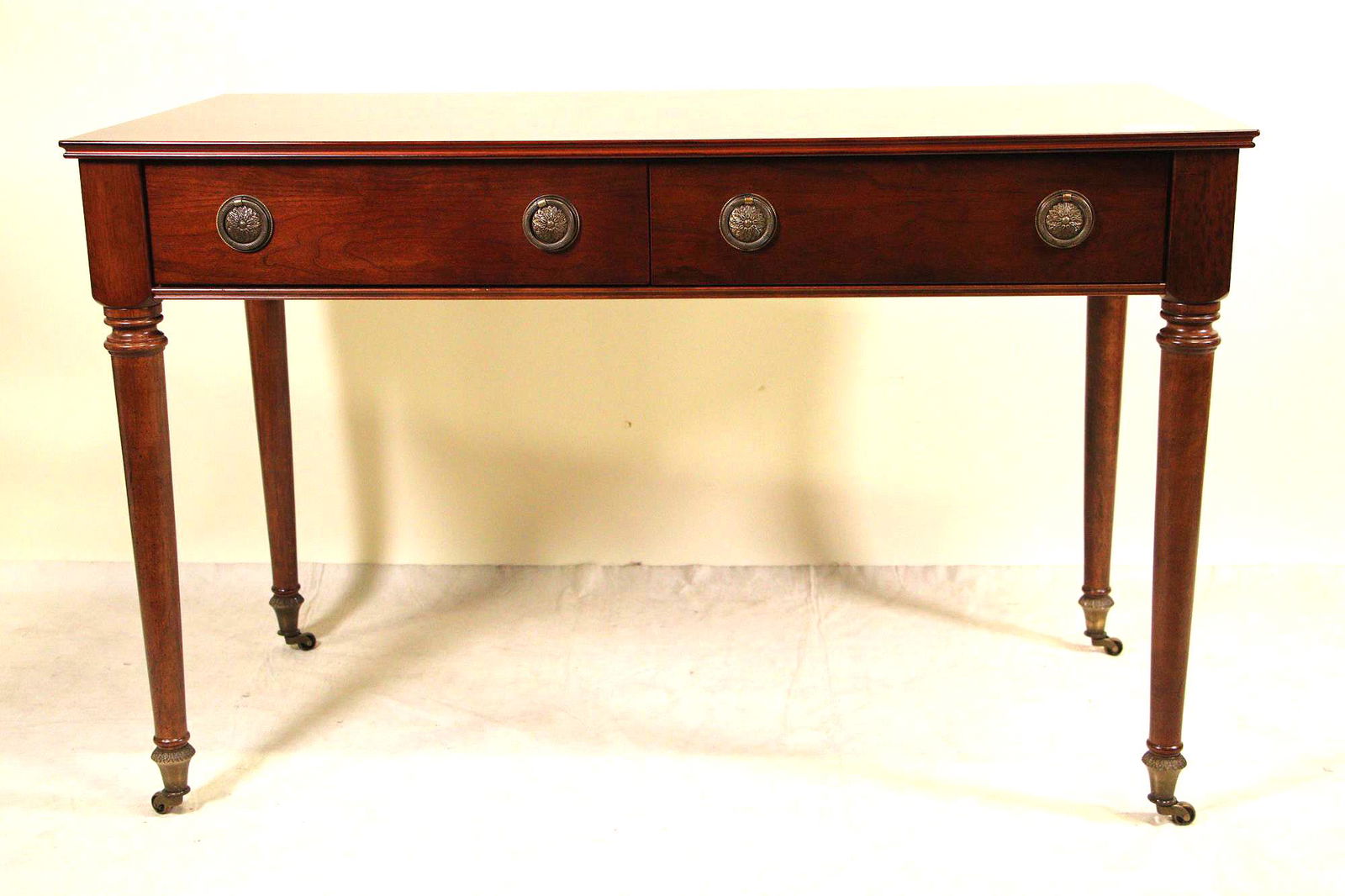 VINTAGE MAHOGANY WRITING DESK (1 of 5)