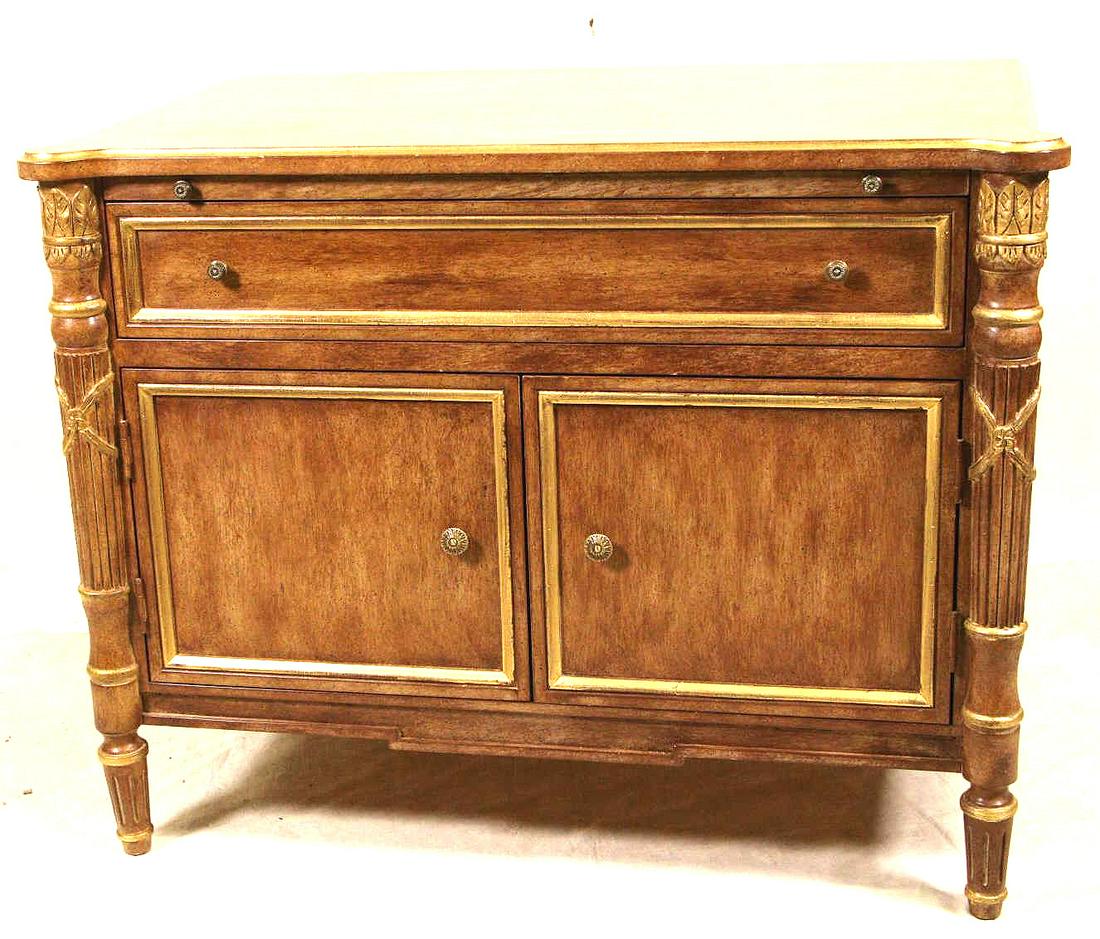 NEOCLASSICAL STYLE BEDSIDE CABINET (1 of 4)