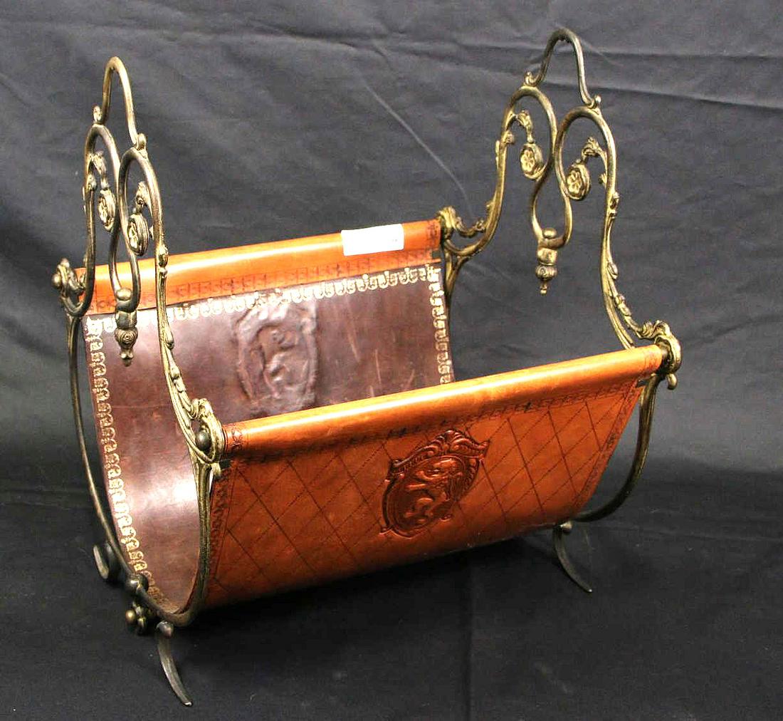 VINTAGE LOG HOLDER (1 of 4)